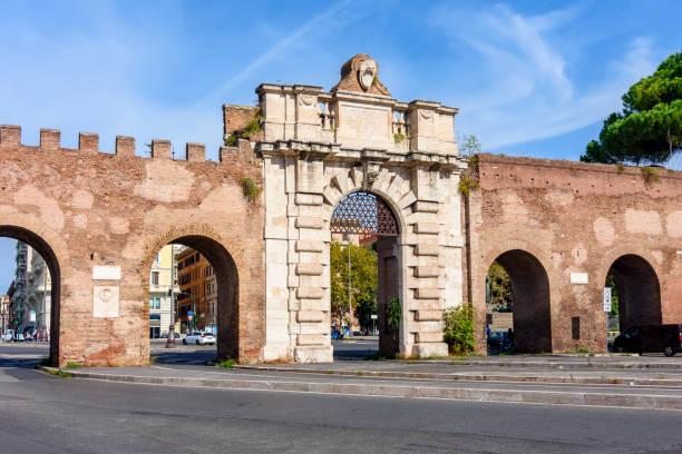 istock Porta San Giovanni gate in Rome, Italy 1449061794