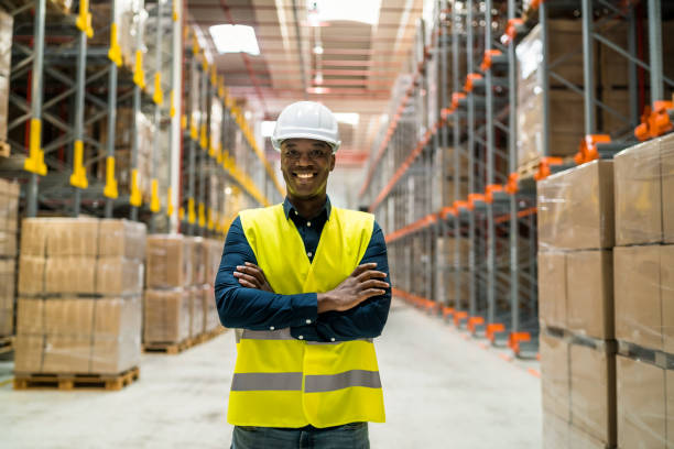 istock Portrait of a male warehouse worker 1449081130
