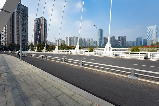 Chengdu Financial City on a sunny day