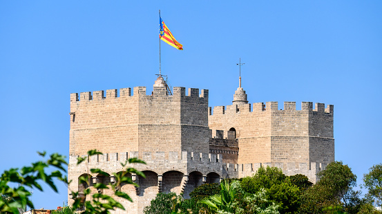 The Serrans Gate or Serranos Gate is one of the twelve gates that formed part of the ancient city wall, the Christian Wall of the city of Valencia, Spain.