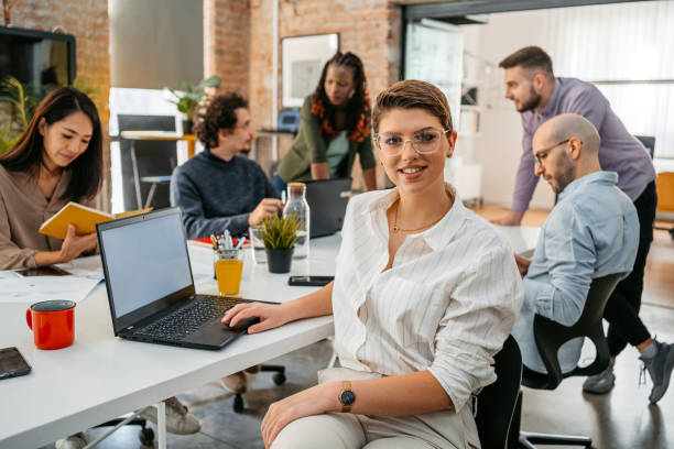 istock Female Office Worker At The Office 1449089152