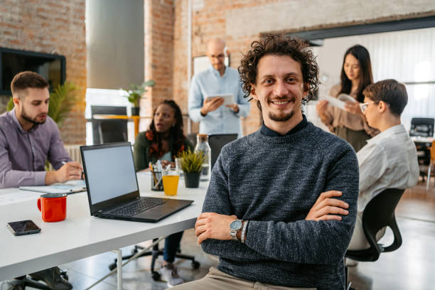 istock Male Office Worker At The Office 1449090955