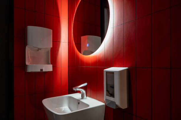 istock Wash basin in public washroom 1449102720
