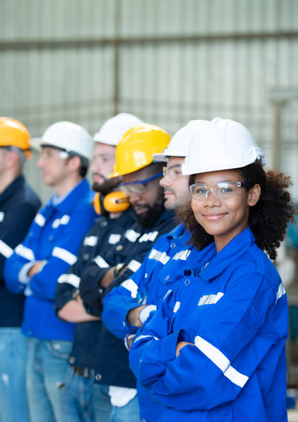 istock Group of emotional engineers 1449104803
