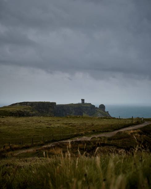 istock Vertical shot of the Moher cliffs in Ireland. 1449108835