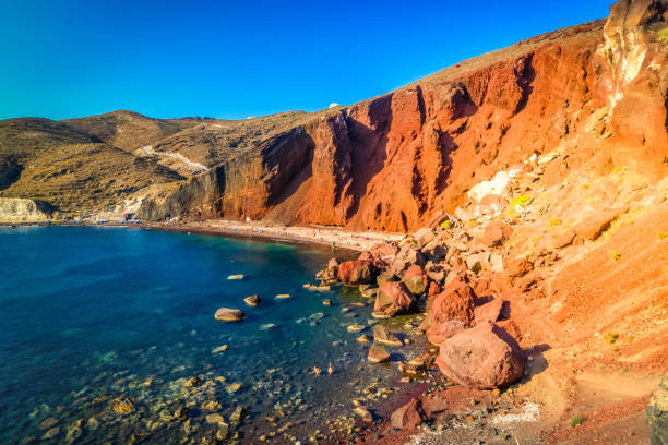 istock Amoudi bay, Santorini, Greece 1449111186