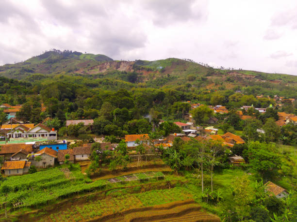 istock Aerial hill surrounded by residential areas 1449116251