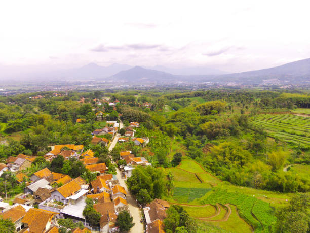 istock Aerial hill surrounded by residential areas 1449116417