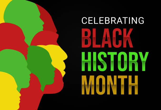 istock Celebrating Black History Month Wallpaper, Modern colorful history month background 1449122122