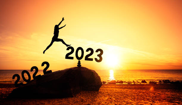 istock Jump from 2022 to the New Year 2023 1449122166