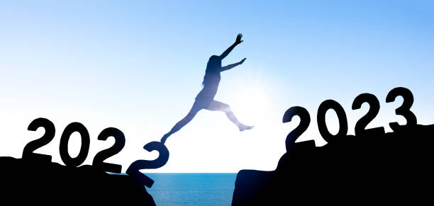 istock Jump from 2022 to the New Year 2023 1449122202