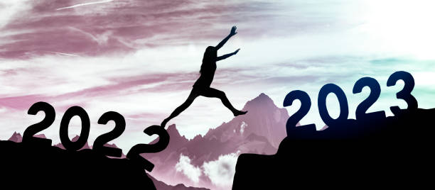 istock Jump from 2022 to the New Year 2023 1449122245