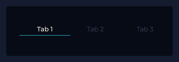 Tab Menu Selector Ui Active First Tab In Menu Bar Ui Element Template Stock Illustration ...