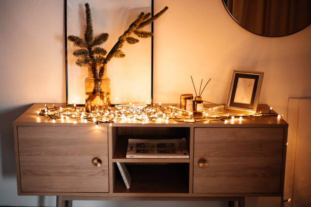 istock decoration in the interior the holiday is coming. 1449142566