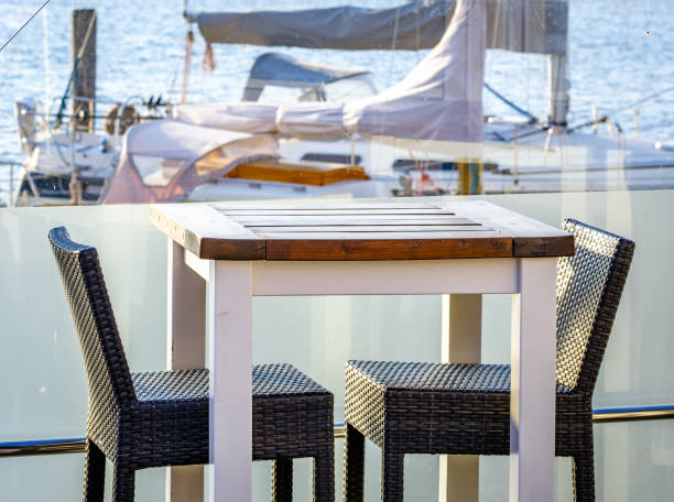 istock Cafe at a port in italy 1449144575