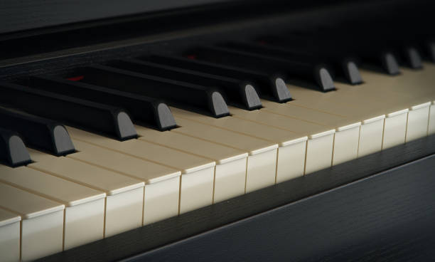 istock piano keyboard fragment, classical music 1449145908