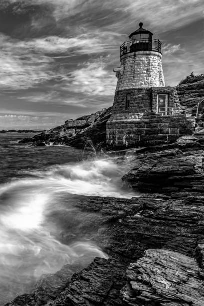 istock Castle hill with lighthouse in Rhode island 1449151890