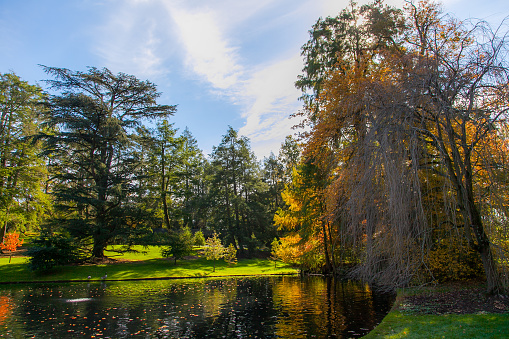 Fall Color Foliage Hits Longwood Gardens in Pennsylvania.