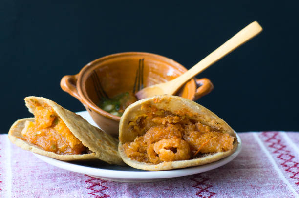 istock Mexican gorditas de migajas with pork rinds and chile 1449163368