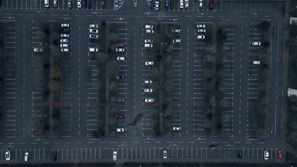 istock Car Park Aerial View 1449171217