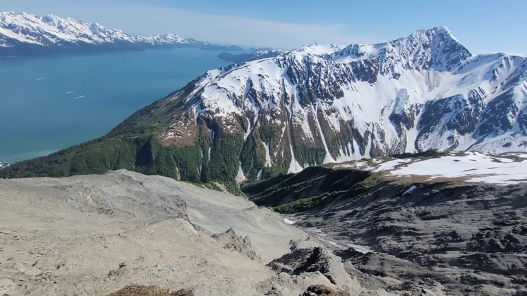 High above Denali National Park and Preserve, Alaska