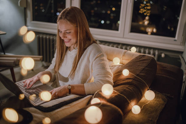 istock Enjoying a cozy night at home 1449186785