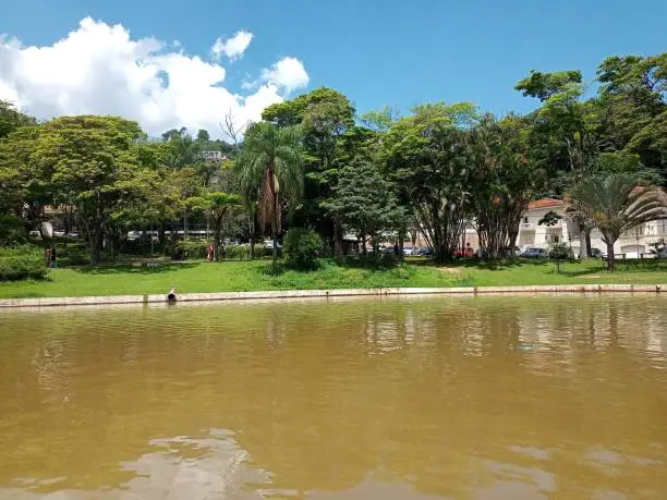 Adhemar de Barros Square, Águas de Lindoia City, State of São Paulo, Brazil.