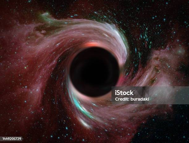 Black Hole In Space Stock Photo - Download Image Now - Black Hole - Space, Galaxy, Mercury - Planet