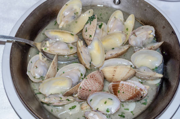 istock A plate of clams, typical dish in northern Spain 1449210352