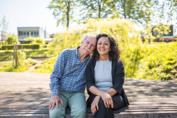 istock Biracial Senior Lovers Posing for a Photo 1449210964