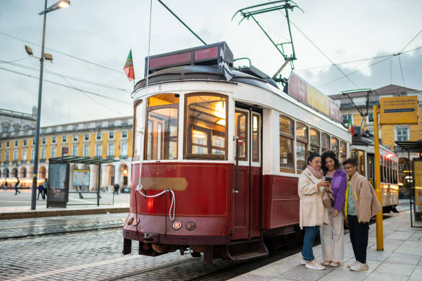 istock People waiting for the tram in Lisbon 1449217130
