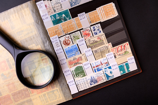 Sweden Cancelled Stamps in a Stock Album