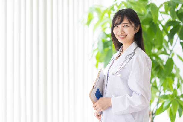istock Image of a female doctor with a stethoscope 1449226916