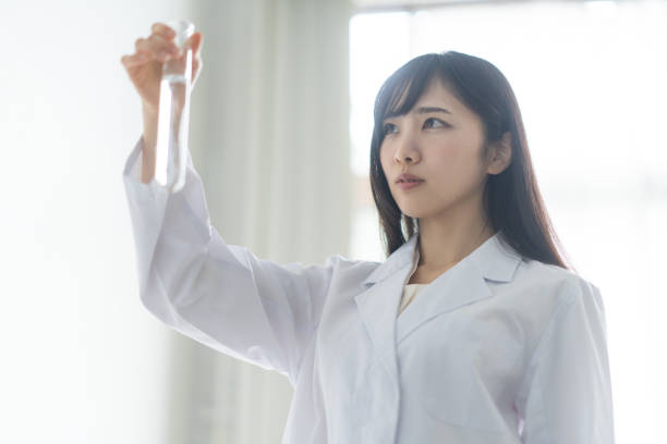 istock Image of a researcher in a white coat 1449227016
