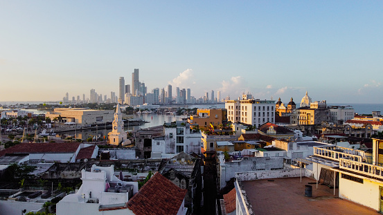 Sunset over Cartagena