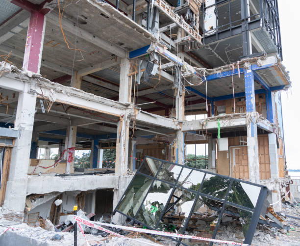 istock City Building in planned process od demolition 1449248535
