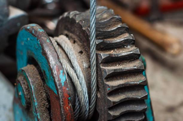 istock small garage winch to replace the motor in the car 1449249744