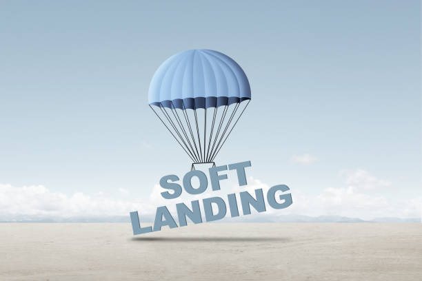 Economic Soft Landing stock photo