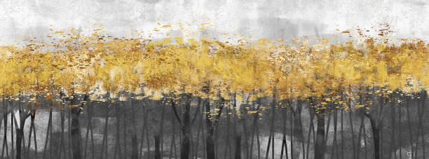 istock 3d drawing abstract marble art wallpaper for wall decor.Resin geode functional, like watercolor geode painting. golden, black, white, and gray background 1449253424