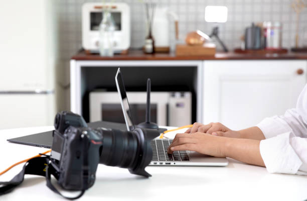istock Female photographer 1449257806