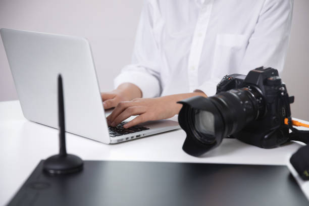 istock Female photographer 1449257808