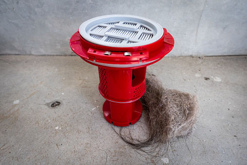 Plastic Filter Clogged Vacuum Cleaner Filter Clogged Up Stock Photo - Download Image Now ...