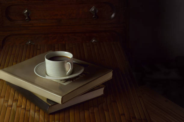 A Cup of Coffee in the Dark Mood/Studio Shot