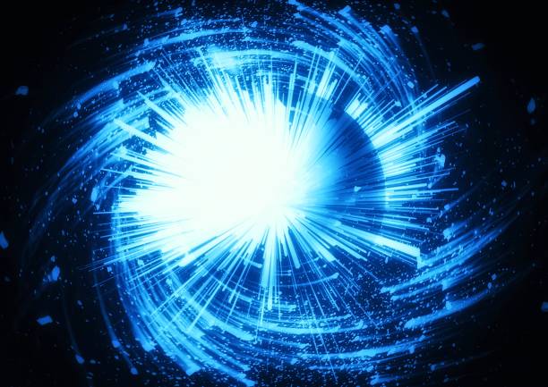 istock 3d illustration of glowing planet in outer space in science technology concept 1449274736