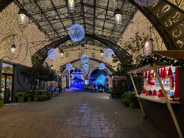 istock Streets lit up for Christmas 1449281367