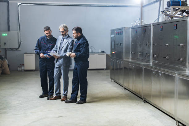istock Working on reports in a factory! 1449285862