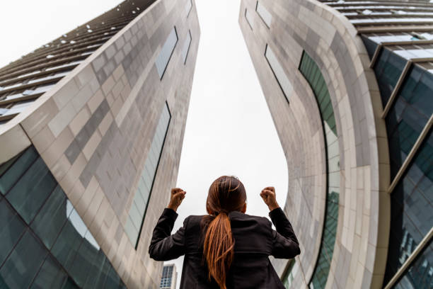 istock Conquering the business 1449291861