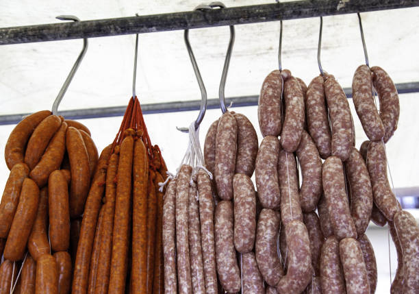 istock Dried pork sausage 1449298760