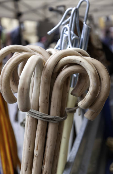 wooden sticks in a market - sale stok fotoğraflar ve resimler