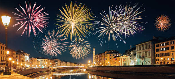 istock fireworks in Pisa for the new year's eve 1449335382